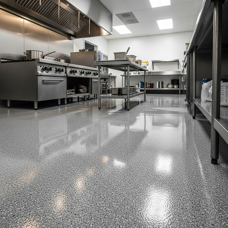 Ready to Put the Right Floor Under Your Kitchen Northern Arizona Epoxy Knows Food Service.
